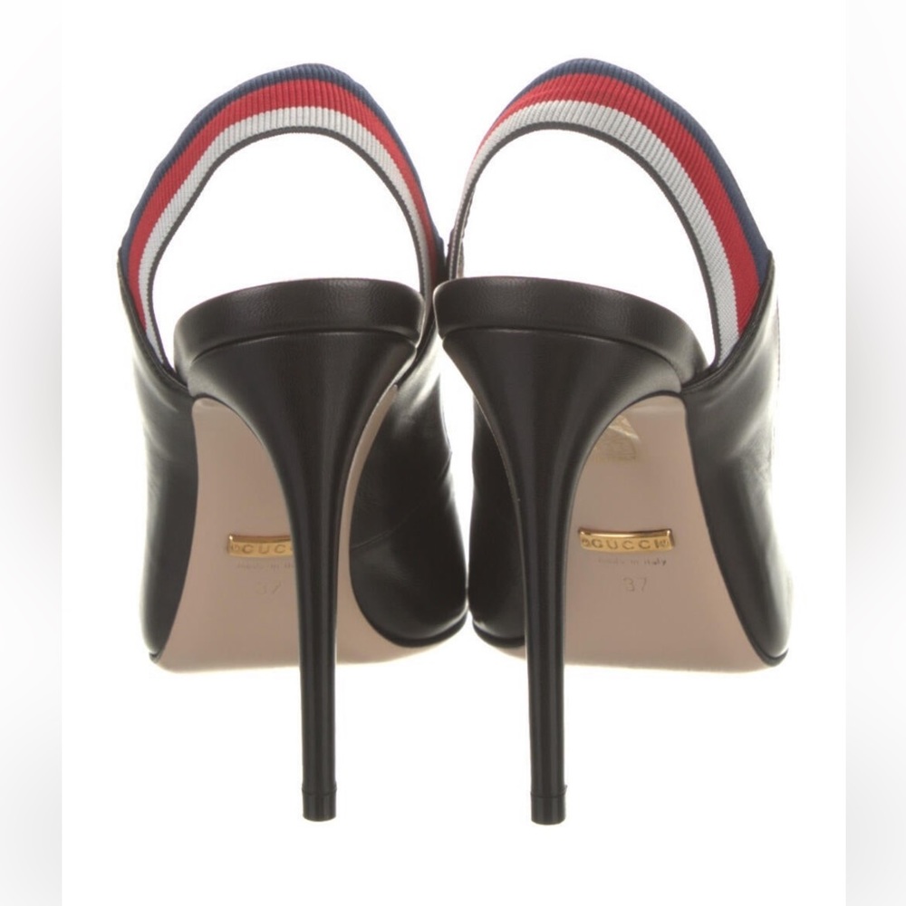 Gucci leather sling back heels 6.5 - Picture 3 of 4